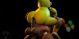 Chica begs freddy for his big brown dick! (I dont own this) )