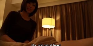 ZENRA | SUBTITLED JAPANESE AV - Subtitled Japanese hotel massage handjob leads to sex in HD