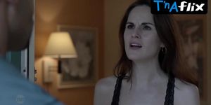 Michelle Dockery Underwear, Interracial Scene  in Good Behavior