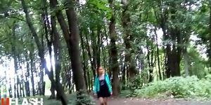 Dickflash Teen in Woods