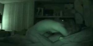 Roommate barges in while couple fucks (nightcam)