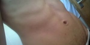 my abs on webcam