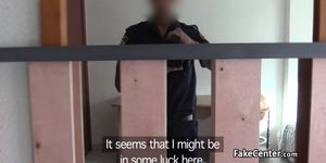Fake cop in uniform fucks horny babe