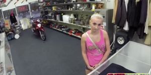 Blonde Babe Sadie Leigh gets fuck while someone is filming