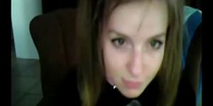 Amber Blank DeepThroat Dildo - video 2