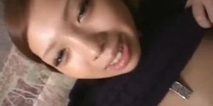 Cute Japanese chick being fucked