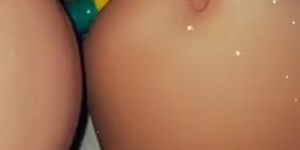 Lesbian anal with rainbow strap on