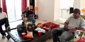 Two whores get fucked by 3 black monster part3 - video 2