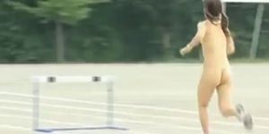 Asian amateur in nude track and field part5 - video 1