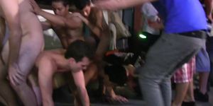 Straight blokes gay hazed at frat party