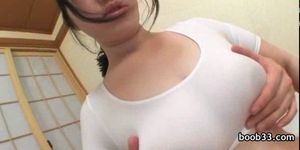 Huge boobs asian babe suck cock