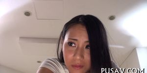 Asian couple strips and fucks - video 1