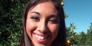 Blowjob in POV with awesome teen sensual latina - video 2