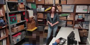Shoplifter Avery Stone caught stealing and gets fuck