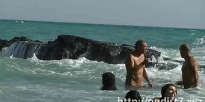 NUDIST VIDEO - Spy nude cams on the beach get a lot of naked chicks - video 1