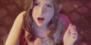 Final Fantasy Vii - Aerith gets cum on