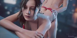 3d Evil Porn Doggystyle - Resident Evil Claire Redfield Doggystyle Fucked (Animation W/Sound) Porn  Videos