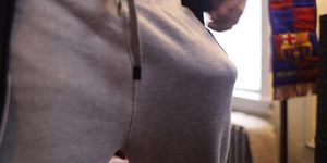 Bbc Grey Sweatpants Black Cock Print Tease Jerk Off Solo Masturbation