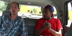 Twink jizzed by black guy - video 2