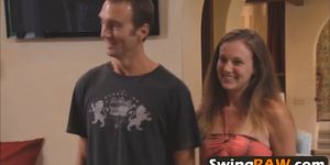 Newly contestant interracial couple joined playboy swing reality show