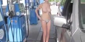 gas station