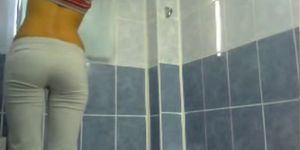 Fun time in the bathroom  - video 2
