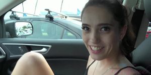 Girl Shows Pussy In Car - Brooke Haze