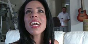 Attractive MILF having her sexy neighbor over for a hard fuck