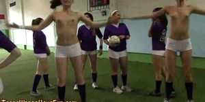 Party amateur teens exercising