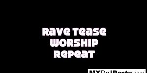 Rave tease worship repeat with Jenna