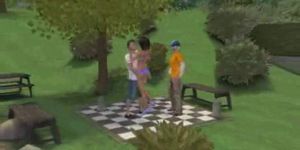 3D animation sex outdoors