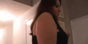 Amateur fat girl fucked on the floor