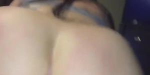 Bouncing my fat ass on my bfs huge dick