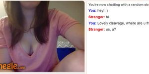 [omegle] Teen with Perfect Tits and Pink Nipples Teases.