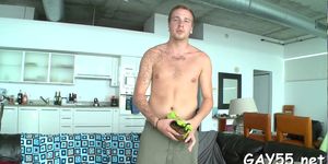 Handsome guy and big cock - video 23