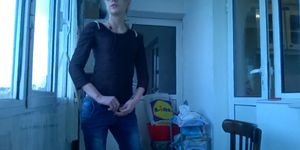 Cute Swedish Teen Dances And Strips