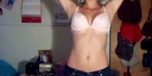 latina girl strip webcam - video 1