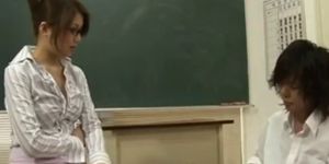 Hot Asian teacher fucks and sucks part3 - video 1
