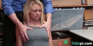 Teen blonde is starting to like that fuck rod