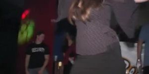 Sexy Dance Contest With Girls Flashing Their Boobs