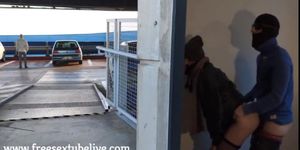 women stockings fucked in airport parking.mp4