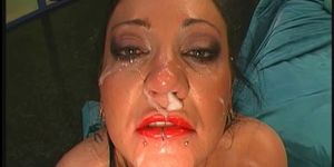 Filling babes mouths with jizz - video 8