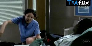Sandra Oh Underwear, Interracial Scene  in Grey'S Anatomy