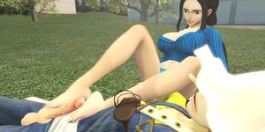 On the soles of Nico Robin By Oscarkim123
