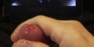 Whiteboysex, edging my whiteboy dick to BeckyWhyte BBC cumpilation till I squirt