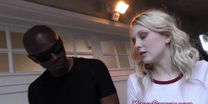 Blonde bbc gangbanged - video 1