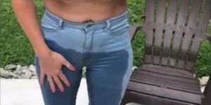 Waiting for you to watch her pee her pants