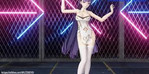 MMD Raiden Mei (chinese dress) (shake it) (Submitted by LTDEND)