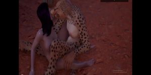 Wild Life - Maya and Leopard have fun with each other