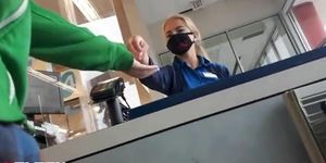 Flash Blonde Cashier